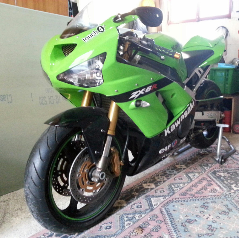 Carena in abs per Kawasaki ninja zx6r