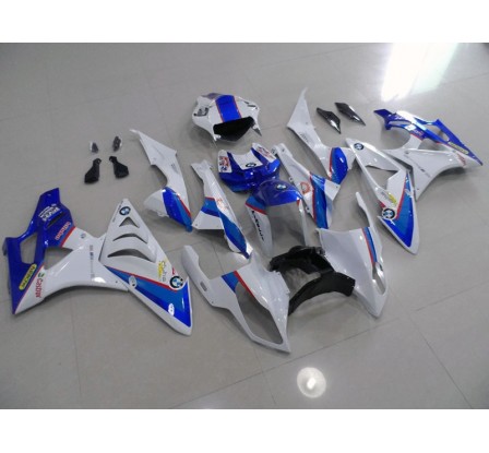 Carena in ABS per BMW S 1000 RR Bianco rosso e blu Motorrad