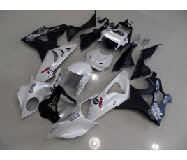 Carena in ABS per BMW S 1000 RR bianco e nero opaco