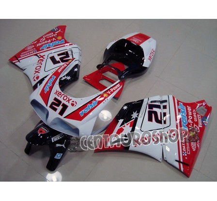 Carena in ABS Ducati 748 916 996 998 Troy Bayliss replica SBK