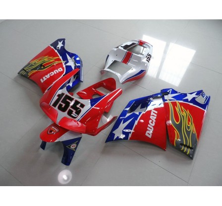 Carena in ABS Ducati 748 916 996 998 Ben Bostrom replica