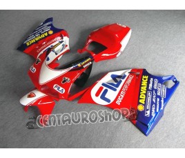 Set di carene in ABS Ducati 748 916 996 998 replica FILA Superbike