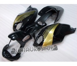 Carena in ABS Ducati Monster 696 796 1100 1100S nero lucido e oro