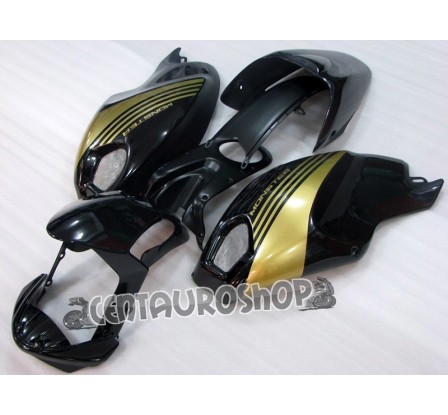 Carena in ABS Ducati Monster 696 796 1100 1100S nero lucido e oro