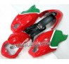 Carena in ABS Ducati Monster 696 796 1100 1100S tricolor bianco rosso e verde