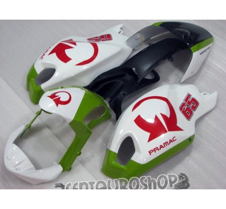 Carena in ABS Ducati Monster 696 796 1100 1100S Pramac replica