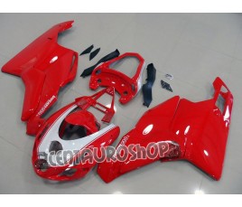 Carena in ABS Ducati 749 999 Rosso con portanumero