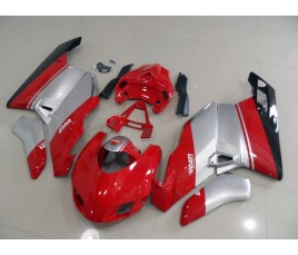 Carena in ABS Ducati 749 999 05 07 Rosso e argento