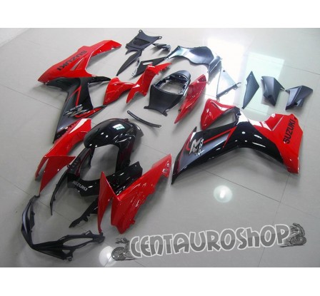 Carena ABS Suzuki GSX-R 600 e 750 2011 rossa e nera