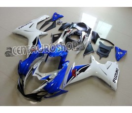 Carena ABS Suzuki GSX-R 600 e 750 2011 bianca e blu