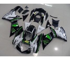 Carena ABS Suzuki GSX-R 600 e 750 2011 2020 bianca nera e verde