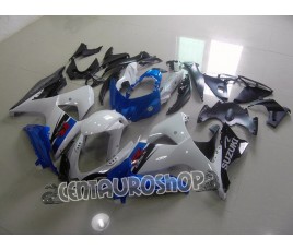 Carena in ABS Suzuki GSX-R 1000 09 13 tricolor bianco nero e blu