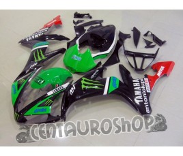 Carena in ABS Yamaha YZF 1000 R1 04-06 Green Tech3 MotoGP