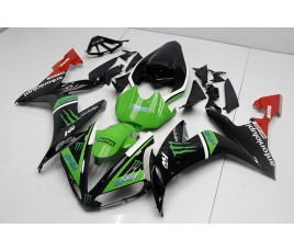 Carena in ABS Yamaha YZF 1000 R1 04-06 Green Tech3 MotoGP