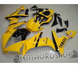 Carena in ABS Yamaha YZF 1000 R1 04-06 Gialla personalizzabile