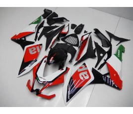 Carena in ABS per Aprilia RSV4 2010 - 2015 Classic tricolor su base nera