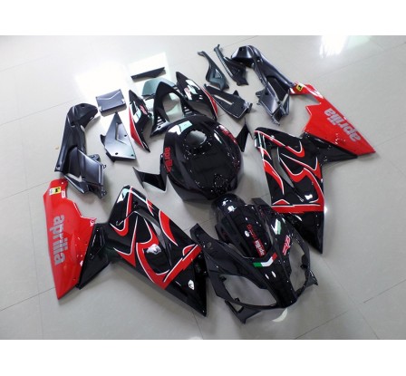 Carena per Aprilia RS 125 in abs nera e rossa 