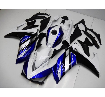 Carena ABS Yamaha YZF R3 2014 2015 Blue & Silver