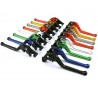 Kit leve freno frizione regolabili lunghe argento