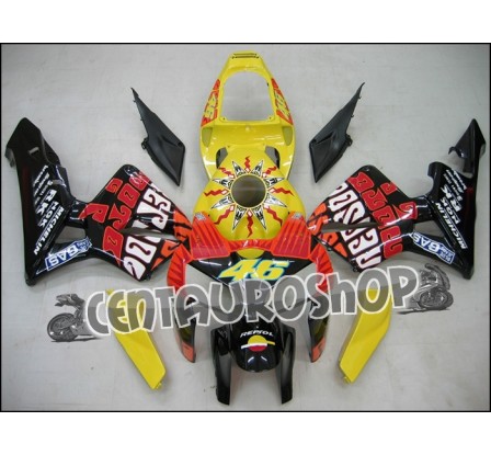 Carena in ABS Honda CBR 600 RR 05-06 replica Rossi Yellow