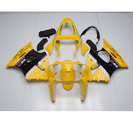 Carenatura in ABS Kawasaki ZX-6R Ninja 636 2000 2002 Yellow