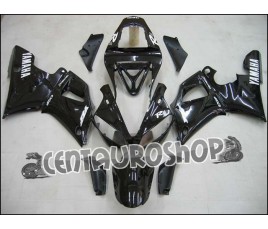 Carena in ABS Yamaha YZF 1000 R1 00-01 colorazione ALL BLACK