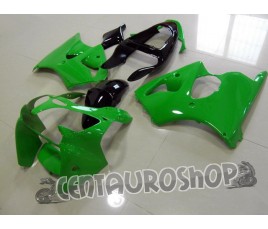 Carenatura in ABS Kawasaki ZX-6R Ninja 636 2000 2002 Green and Black