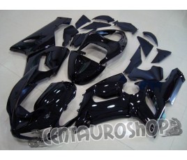 Carenatura in ABS Kawasaki ZX6R Ninja 636 05 06 colorazione All Black