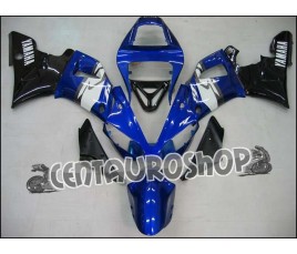 Carena in ABS Yamaha YZF 1000 R1 00-01 colorazione ALL BLACK