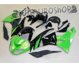 Carenature replica Kawasaki ZX6R Ninja 636 09-12 Green & Black