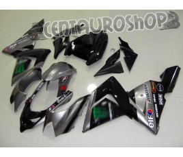 Carena in ABS Kawasaki ZX-10R Ninja 04-05 Titanium Black Moto Gp replica