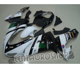 Carena in ABS Kawasaki ZX-10R Ninja 06-07 White motogp