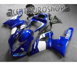 Carena in ABS Yamaha YZF 1000 R1 00-01 colorazione White & Blue