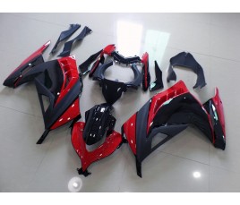 Carene ABS Kawasaki Ninja 300 2013 2014 Rosse e nere