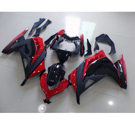 Carene ABS Kawasaki Ninja 300 2013 2014 Rosse e nere