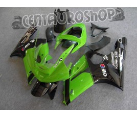 Carena ABS Kawasaki ZX6R Ninja 636 03 04 Green & Black SBK Replica