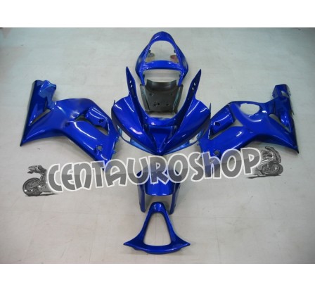 Carenatura in ABS Kawasaki ZX-6R Ninja 636 2003 2004 colorazione Blue