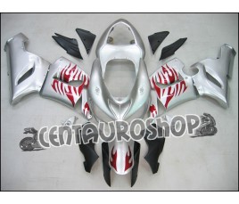 Carena di ricambio Kawasaki ZX-6R Ninja 636 2005 2006 Silver