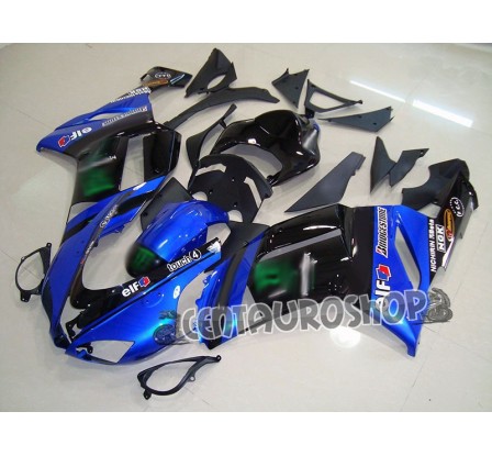 Carene replica Kawasaki ZX6R Ninja 636 07-08 Blue Moto gp