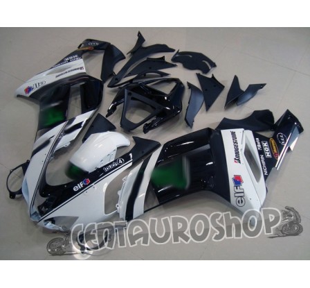 Carene replica Kawasaki ZX6R Ninja 636 07-08 Moto gp bianco