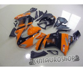 Carena in ABS Kawasaki ZX-6R Ninja 636 2007 2008 SBK orange