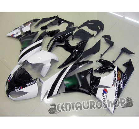 Carenature replica Kawasaki ZX6R Ninja 636 09-10 replica MotoGP White