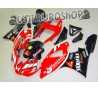 Carena in ABS Yamaha YZF 1000 R1 00-01 colorazione CLASSIC RED & WHITE