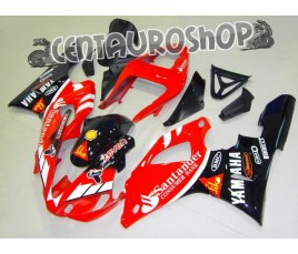 Carena in ABS Yamaha YZF 1000 R1 00-01 colorazione CLASSIC RED & WHITE