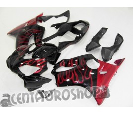 Carena in ABS Honda CBR 600 F4i/FSport 01-09 colorazione red flames