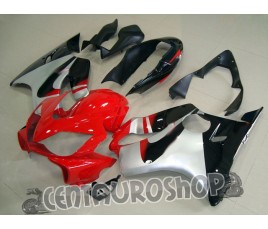 Carena in ABS Honda CBR 600 F4i/FSport 01-09 rosso argento e nero