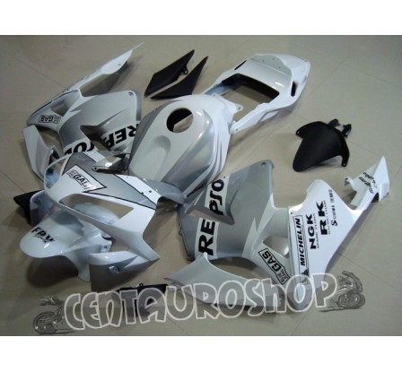 Carena in ABS Honda CBR 600 RR 03-04 Repsol white & silver