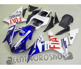 Carena in ABS Yamaha YZF 1000 R1 02-03 Rossi Fiat MotoGP replica