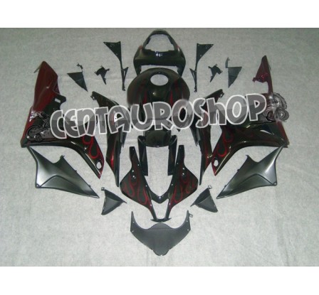 Carena in ABS Honda CBR 600 RR 07-08 colorazione Red Flames 2