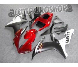 Carena in ABS Yamaha YZF 1000 R1 02-03 Red White & Black